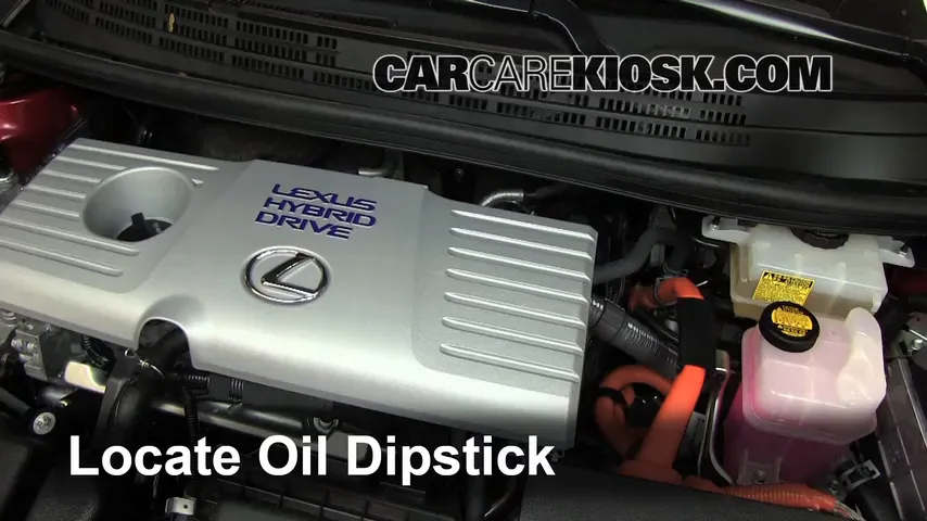 2011 Lexus CT200h 1.8L 4 Cyl. Oil Check Oil Level